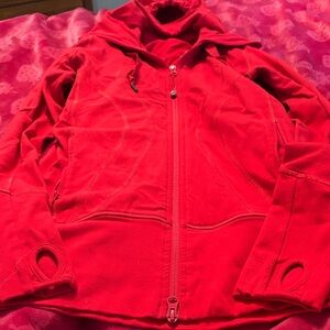 lululemon athletica Red Jacket define jacket with hood
